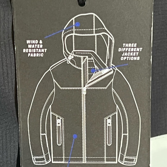 3 in 1 Active Jacket Design with Shell and Removable Inner Jacket - Picture 6 of 7